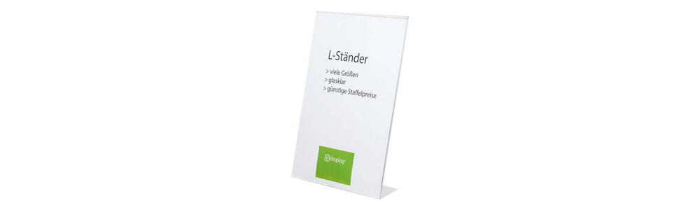 L-Aufsteller L-Aufsteller