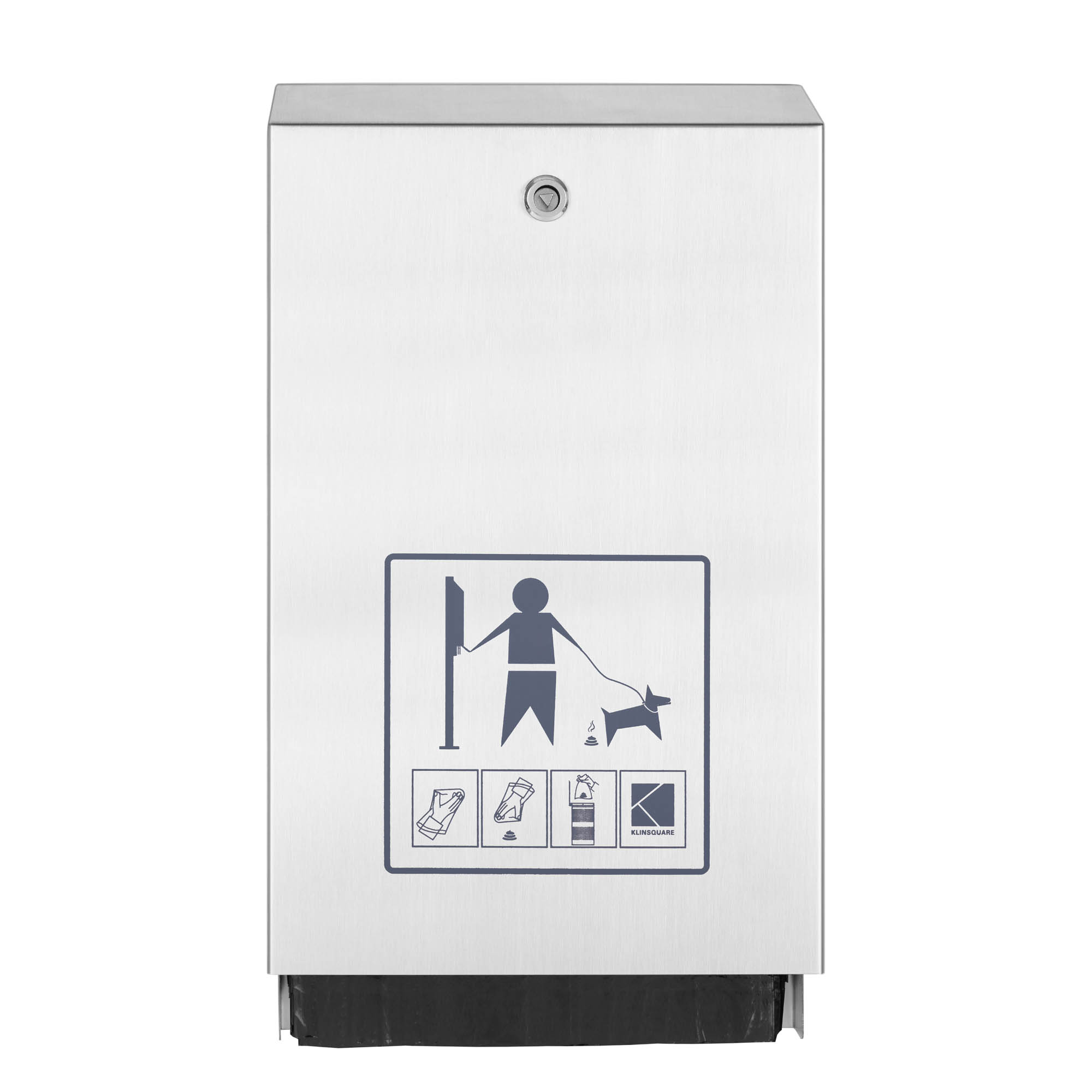 HUNDEKOTBEUTELSPENDER_INOX_FRONTAL