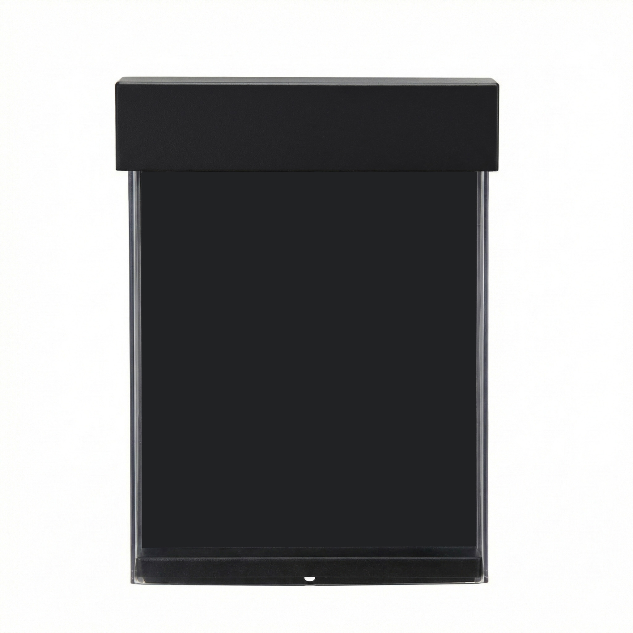 Wandhalter, Schwarzes Display, Displayrahmen, Wandmontage, Kunststoffrahmen