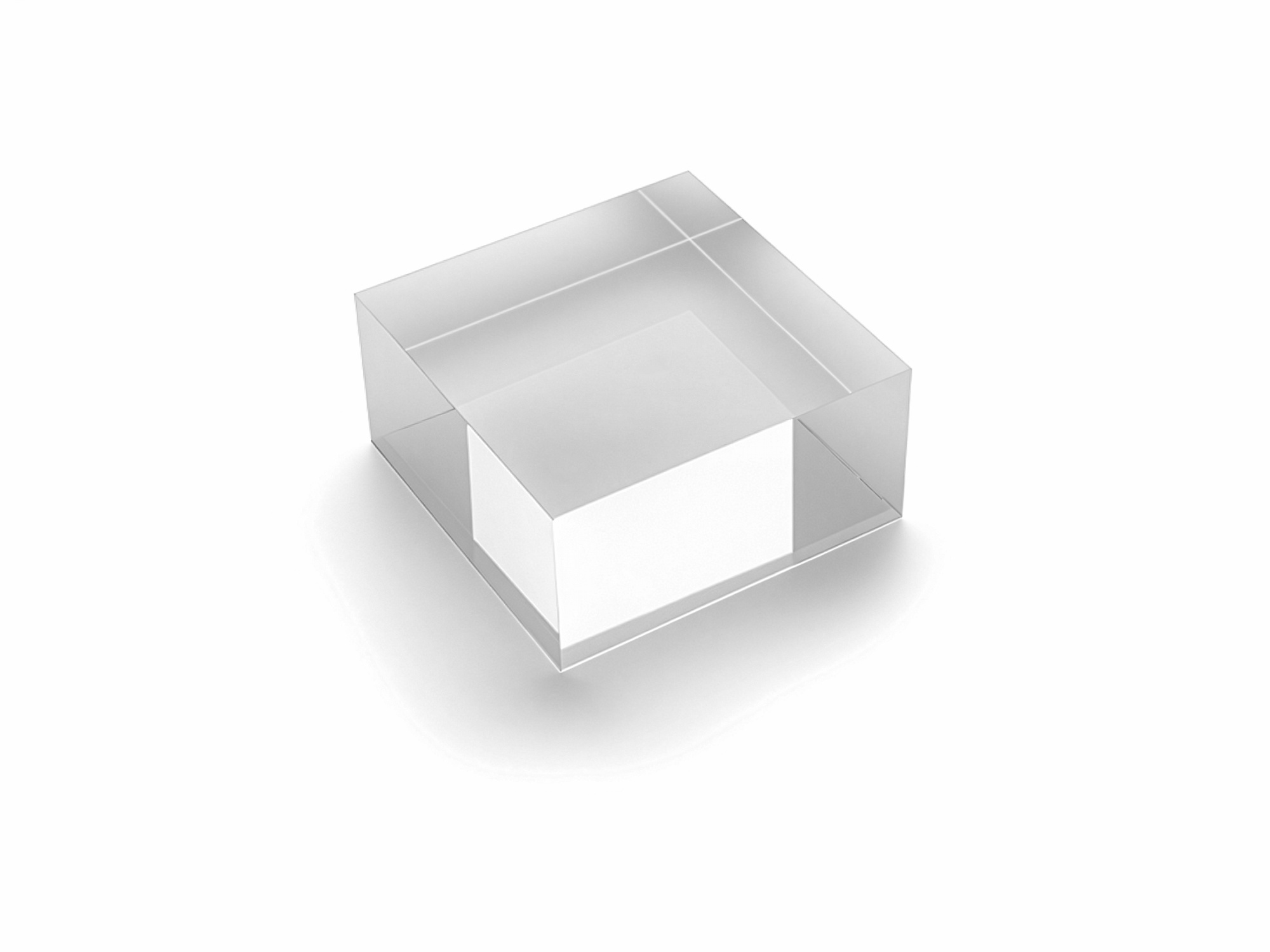 Acrylglasblock massiv 100 x 50 x 100 mm