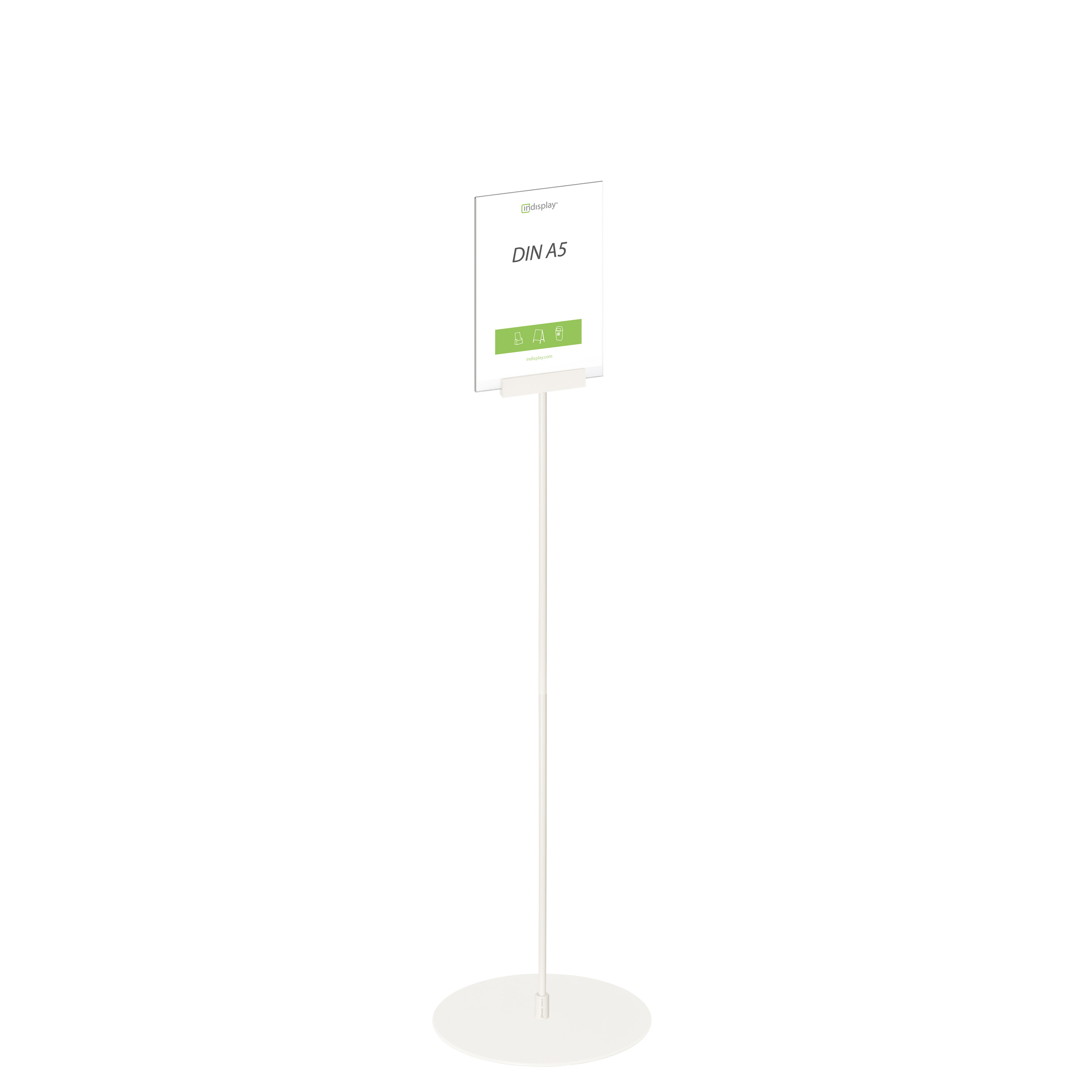 Plakatständer A5 Instand weiß r96