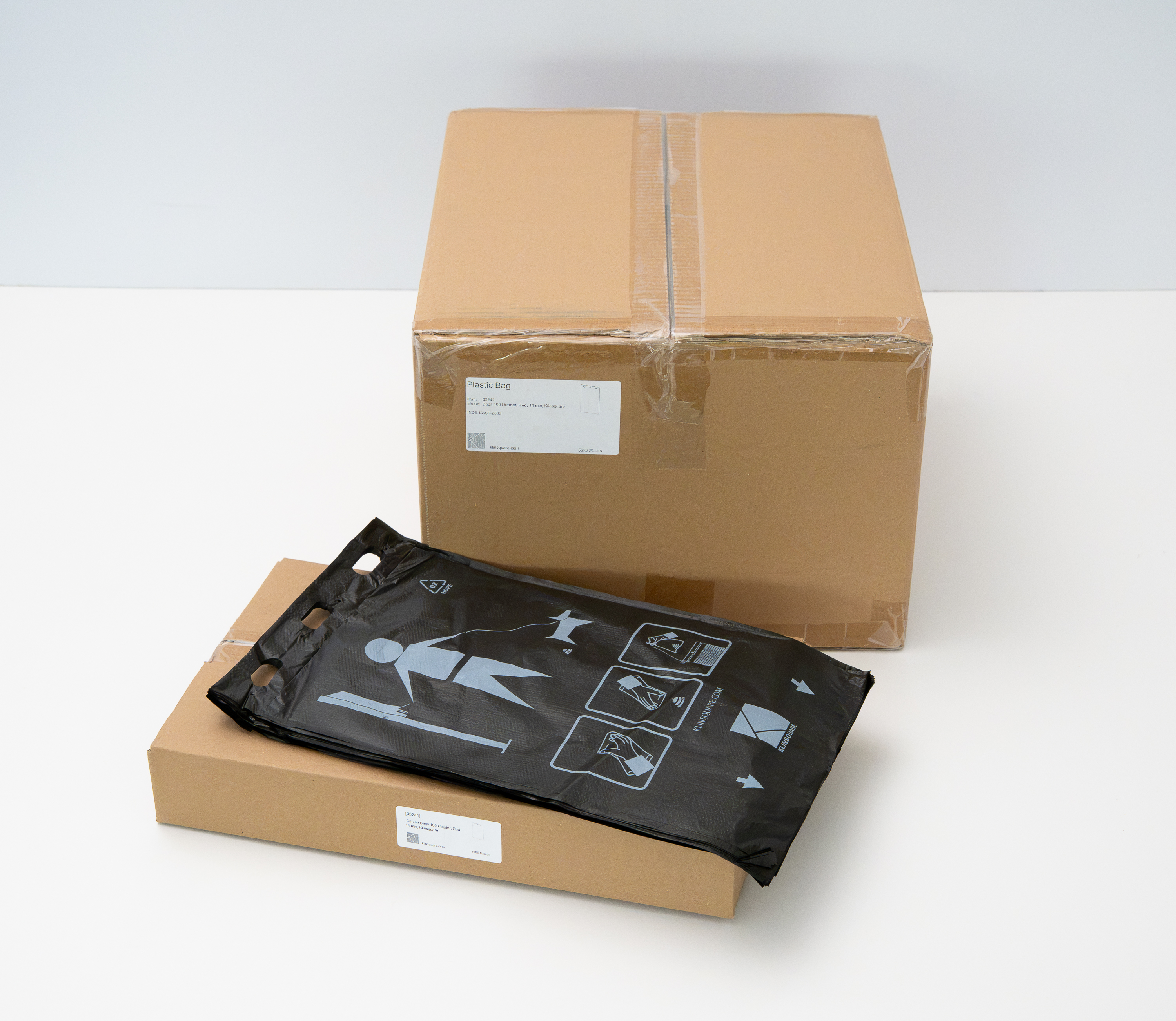 Paket, Box, Karton, Plasticbeutel, Versandverpackung