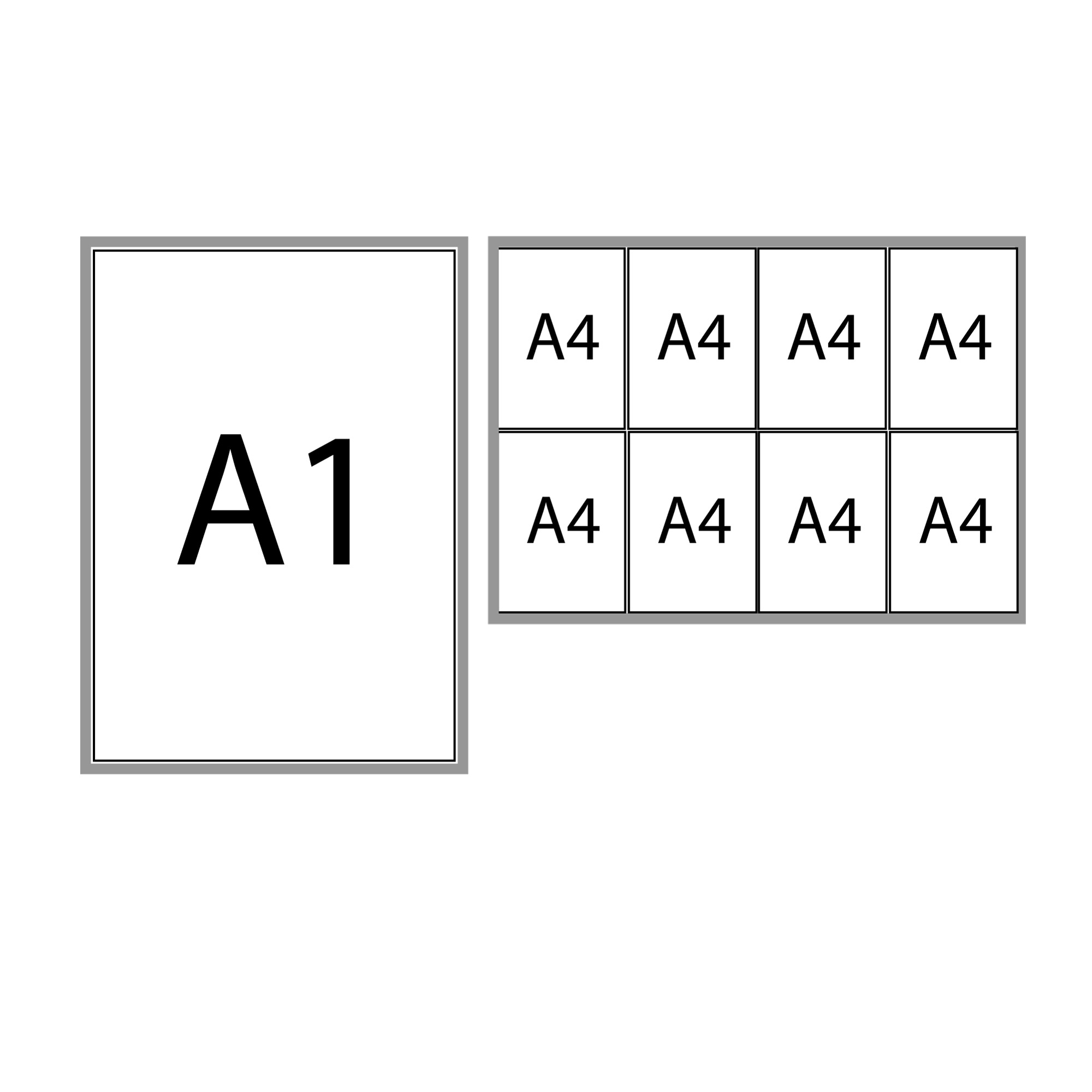 Poster, A1, A4, Druck, Blatt