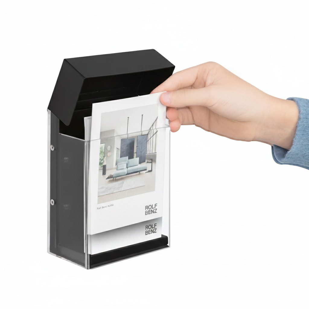 Aufbewahrungsbox,  Broschüre, Briefhalter, Ablagebox, Postfach