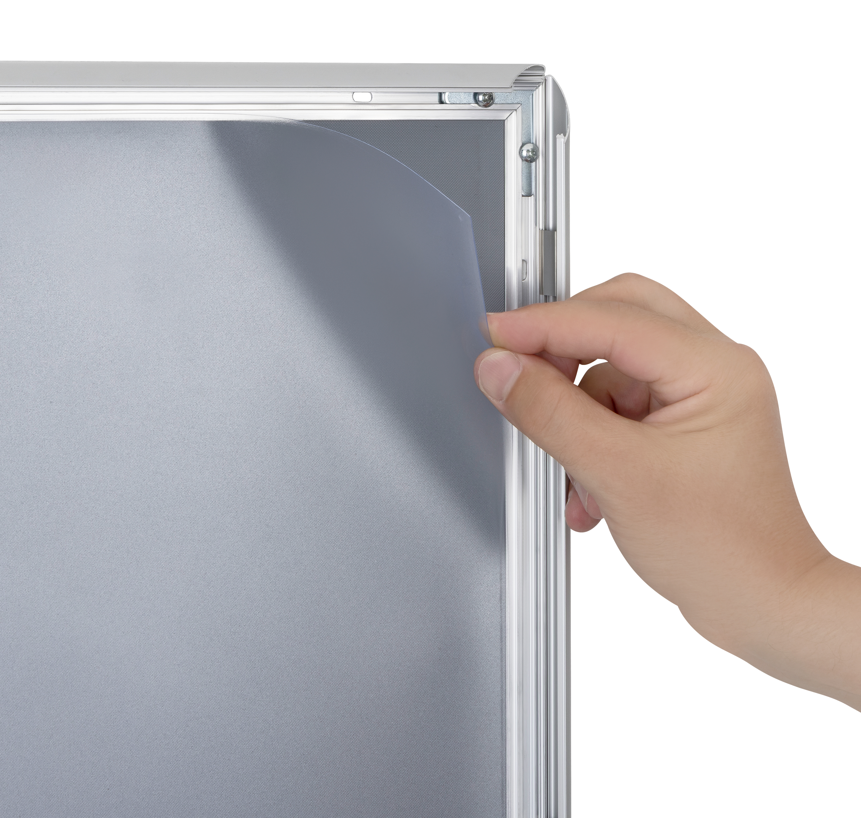 Weißes Brett, Aluminium