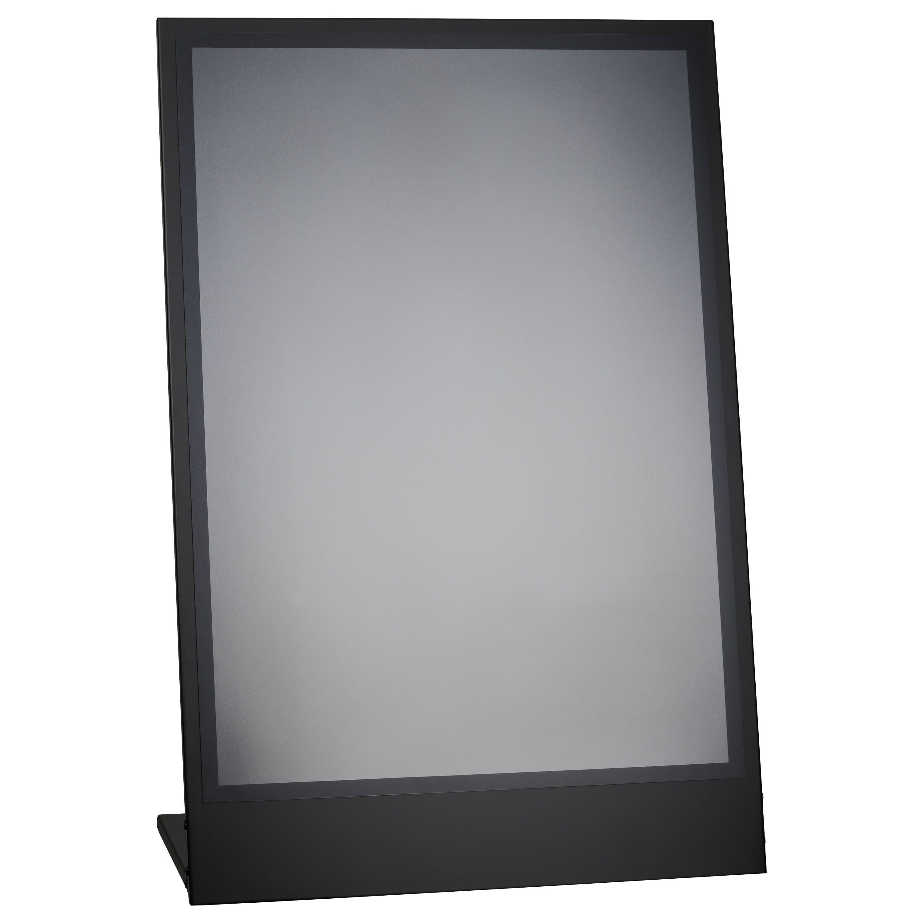 Rahmenloses Display, Schwarz, LCD-Panel, Spiegelung gering, Standfuß