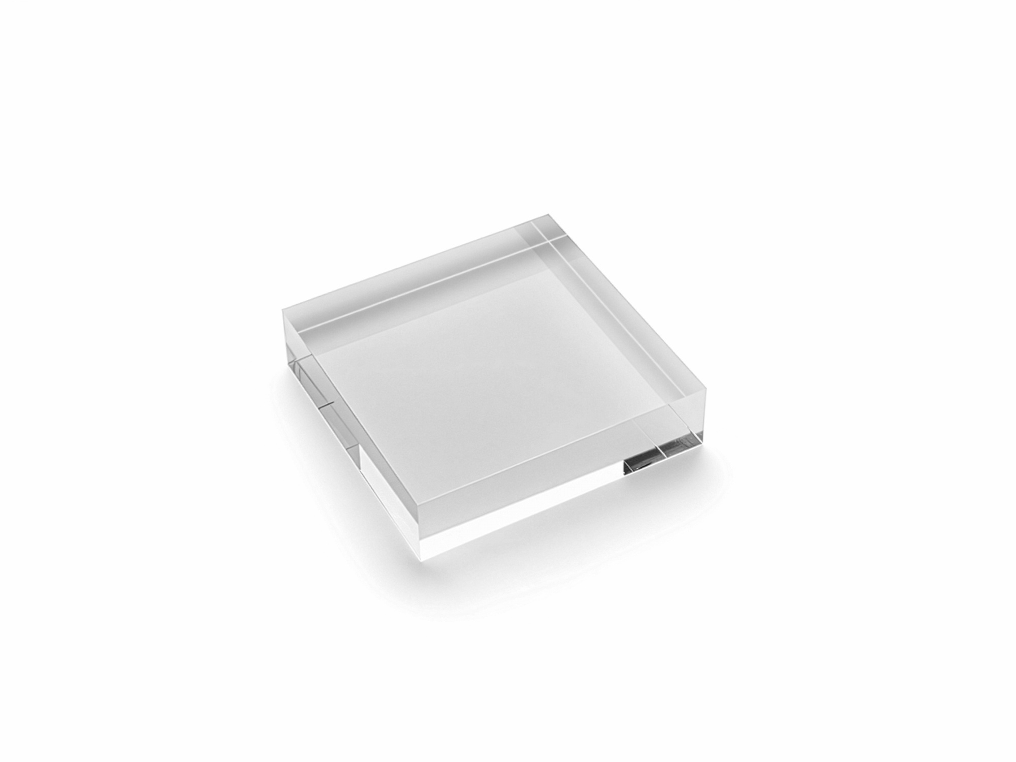 Acrylglasblock massiv 100 x 25 x 100 mm