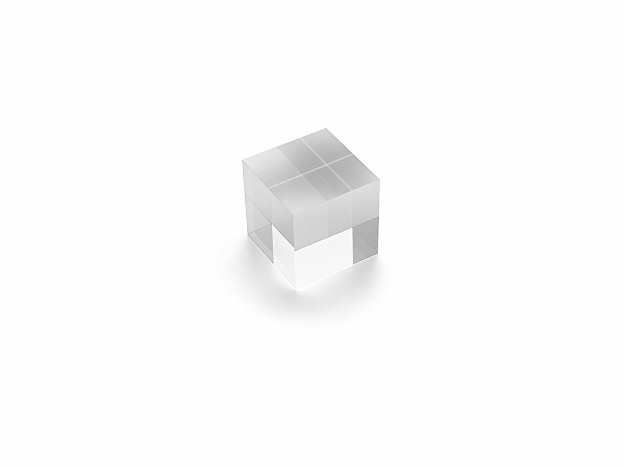 Acrylglasblock massiv 50 x 50 x 50 mm