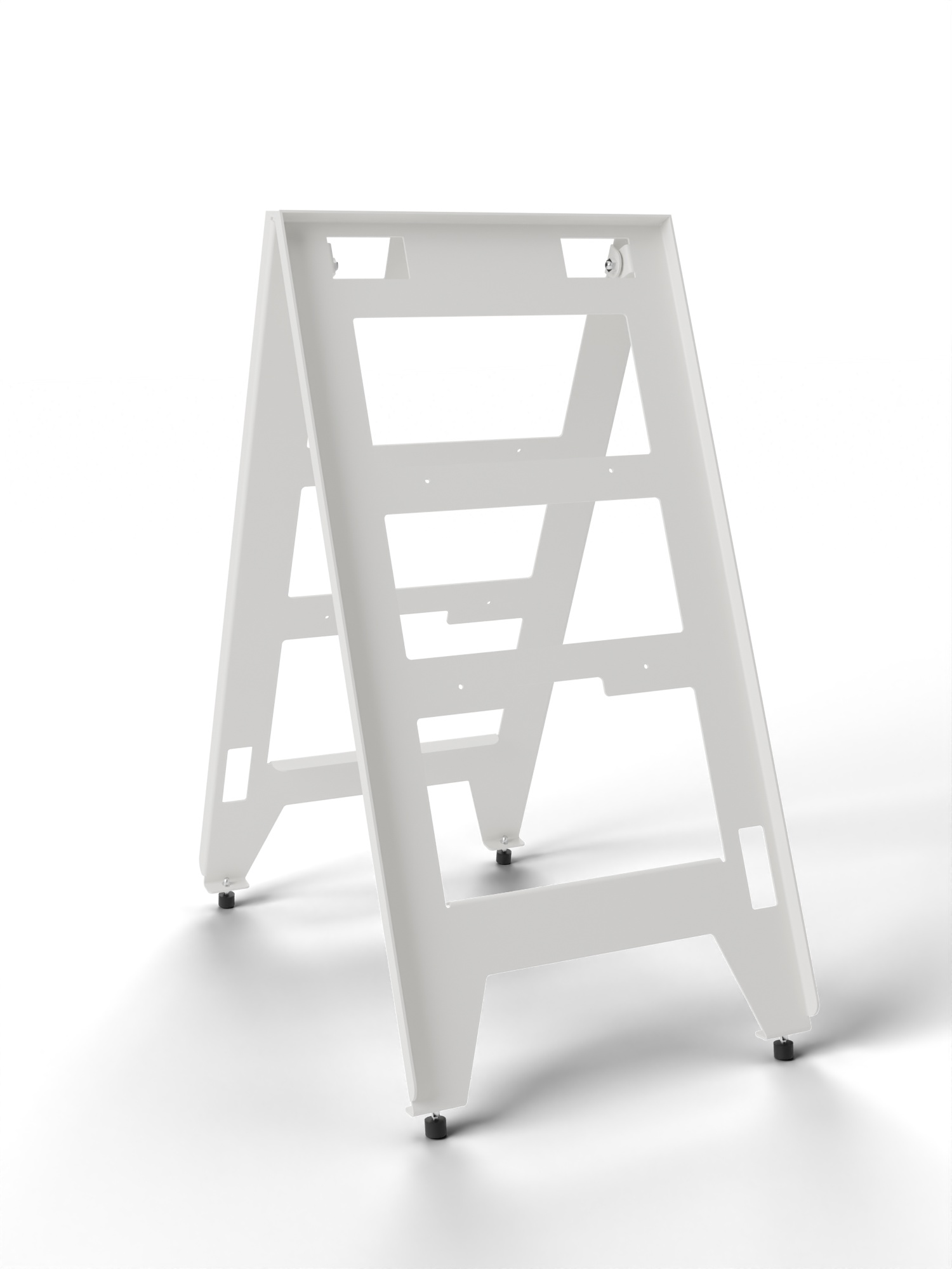 Kundenstopper für Solum Newton E-Paper 32" weiß