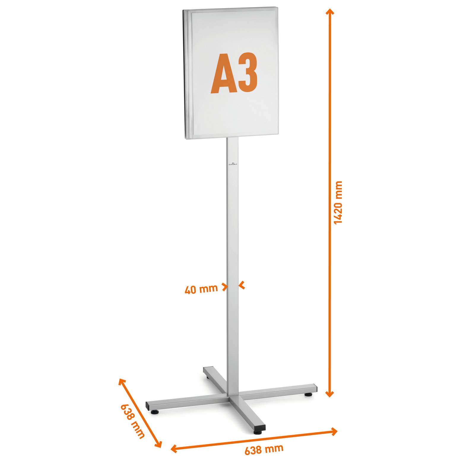 gaffboard, display, sign, stand, ständer
