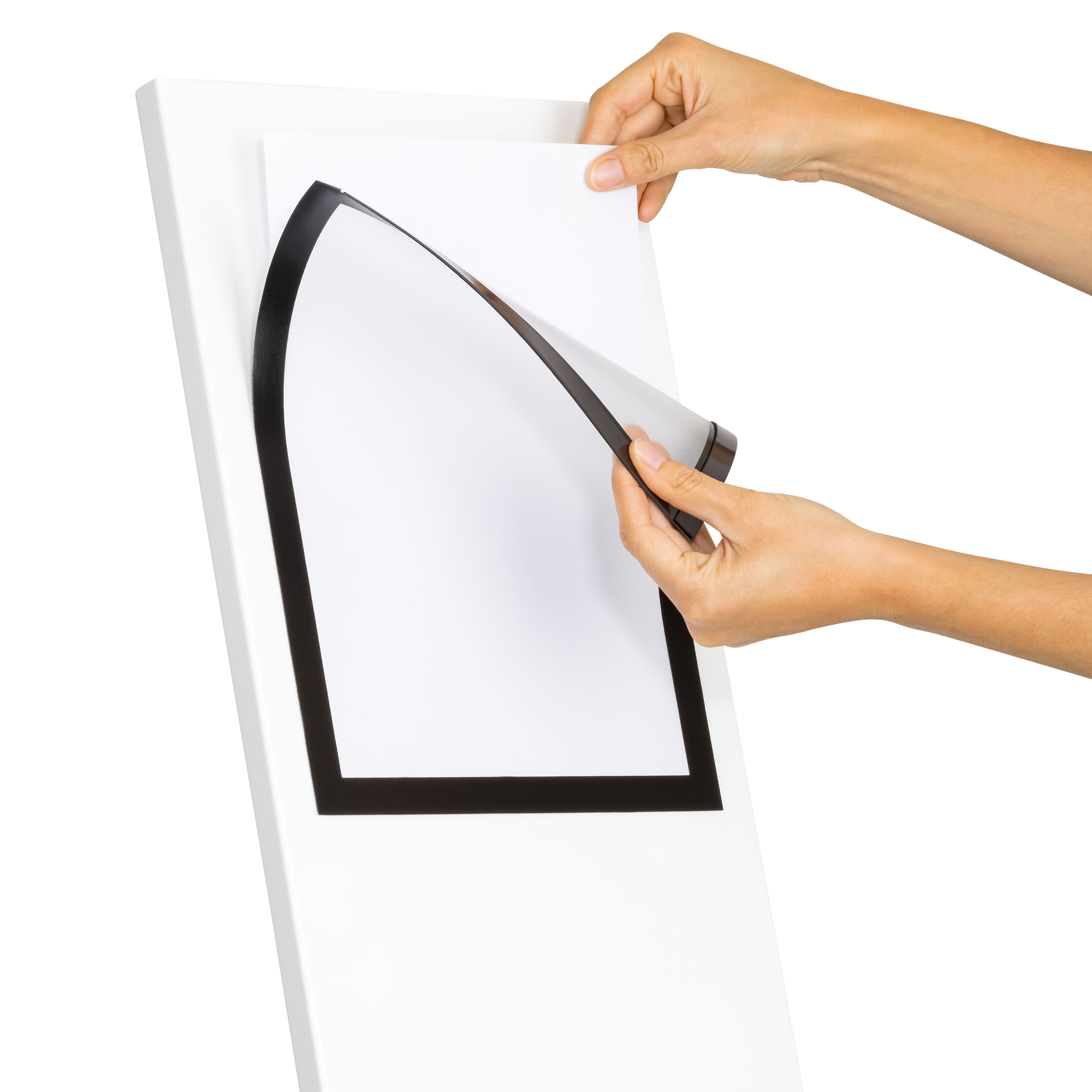 Poster, Rolled paper, Framing sheet, Weiße Platte, Ausschnitt