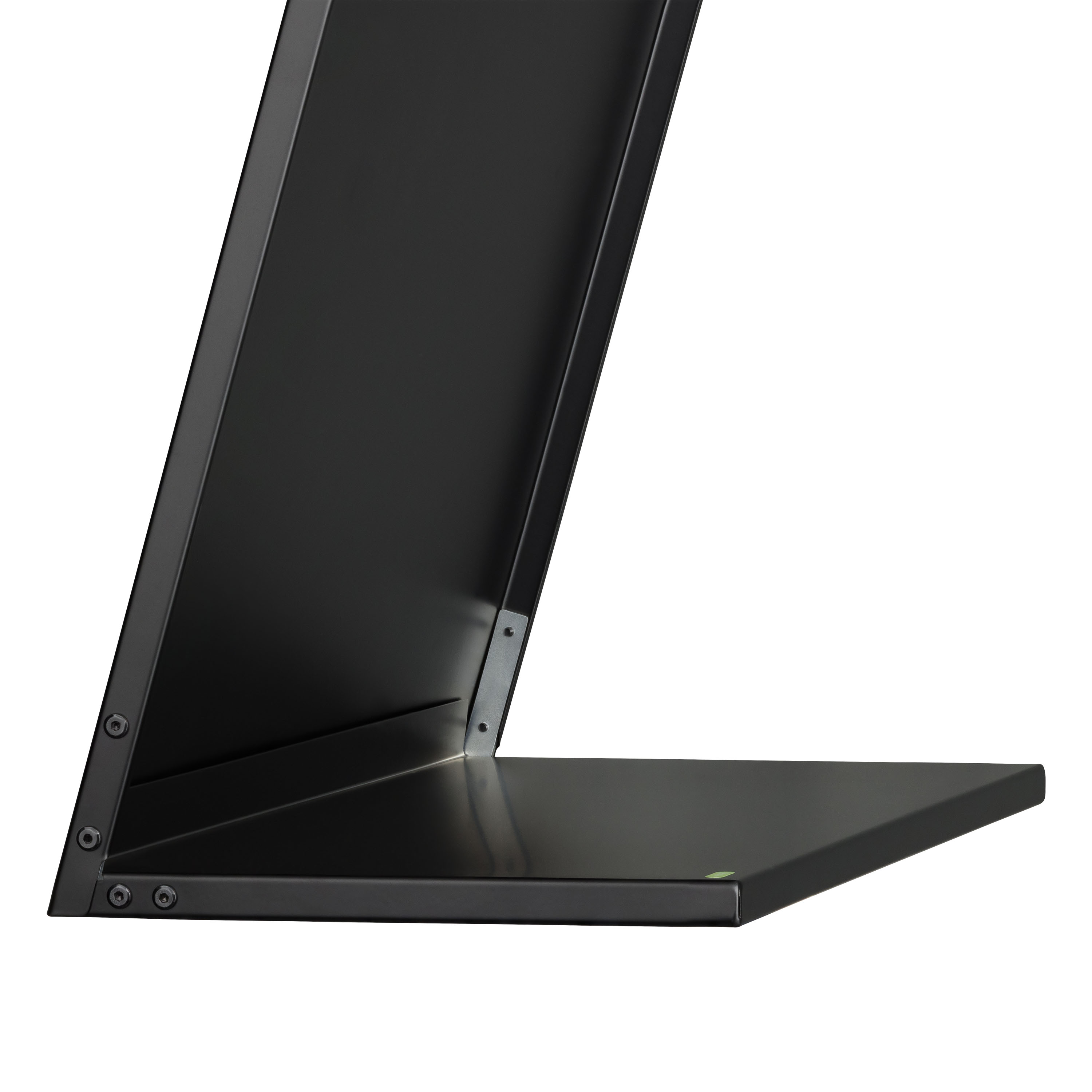 monitor, stand, Kopfstück, schwarz, Metallisch