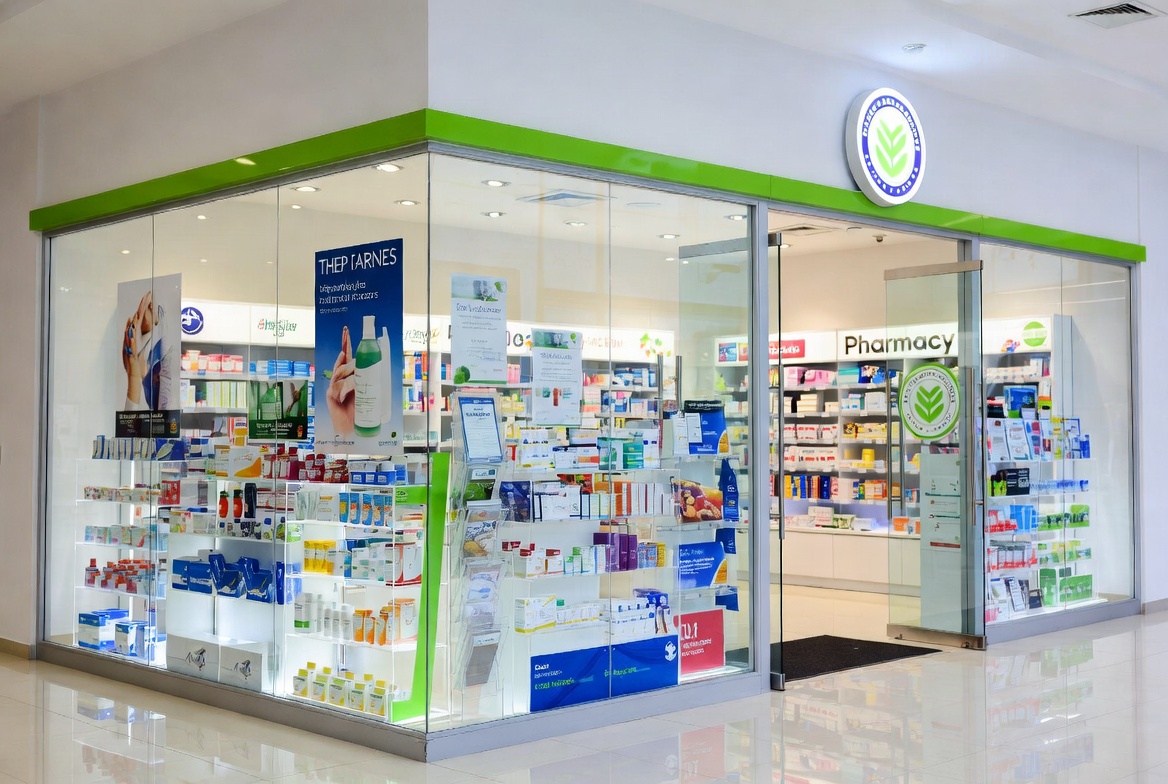 apotheke, pharmacy, sanitäre artikeln, sortiment, regal