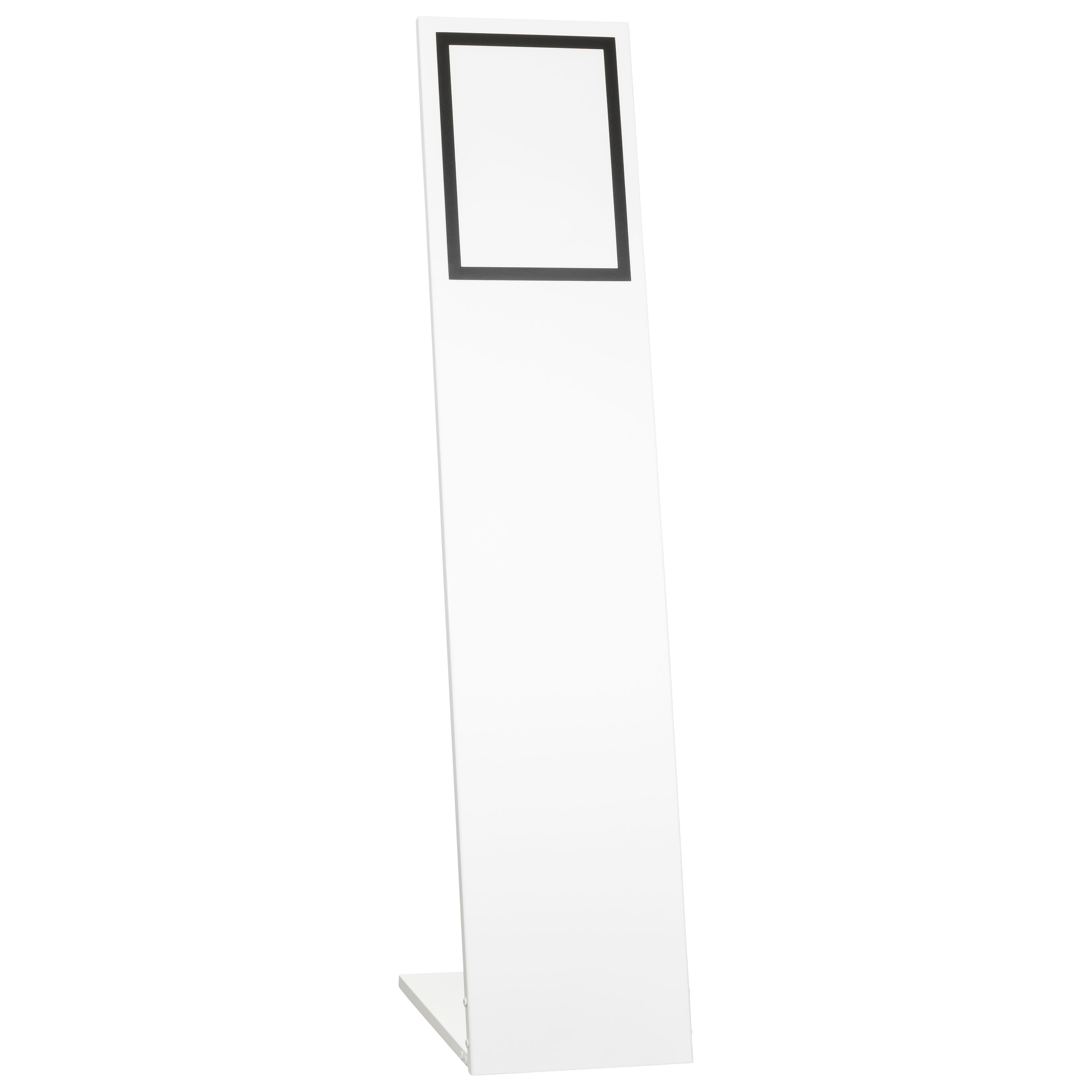 standee, display, kiosk, weiss, rahmen