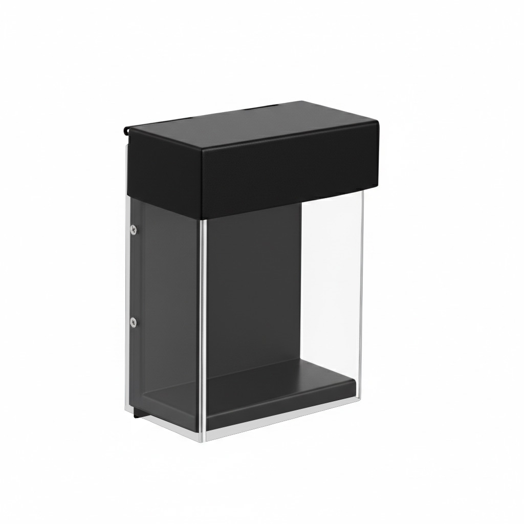 Wandhalter, Wandhalterung, Schwarz, Metallrahmen, Glaswand