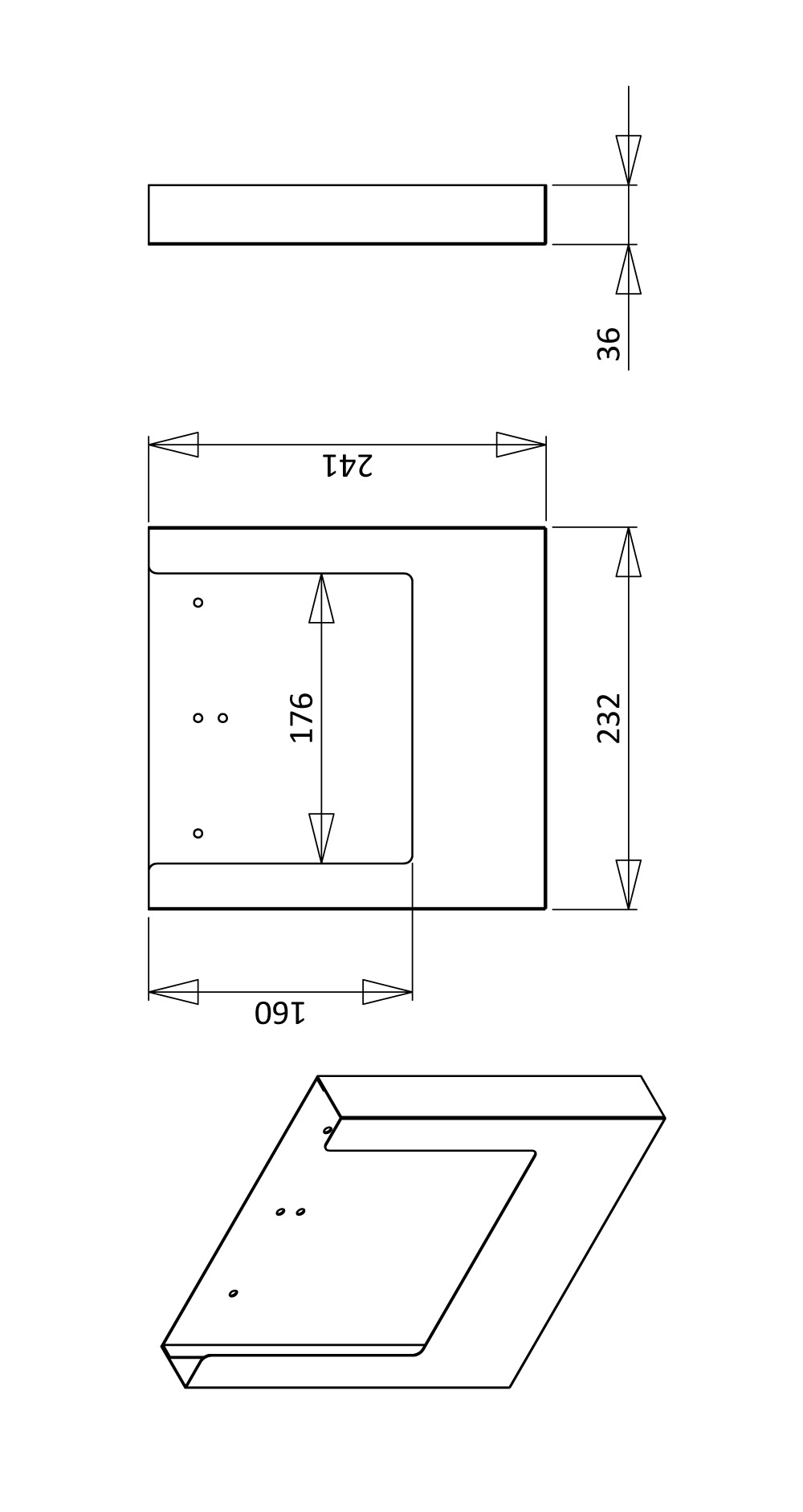 Prospekthalter Steel A4 weiß
