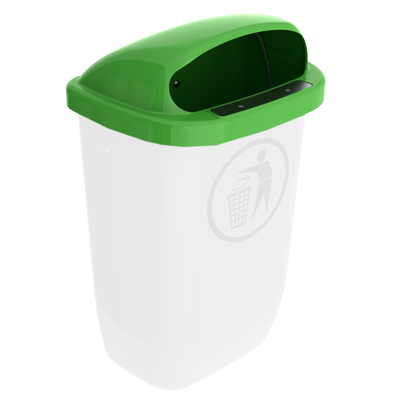 Deckel für DIN-Papierkorb maigrün