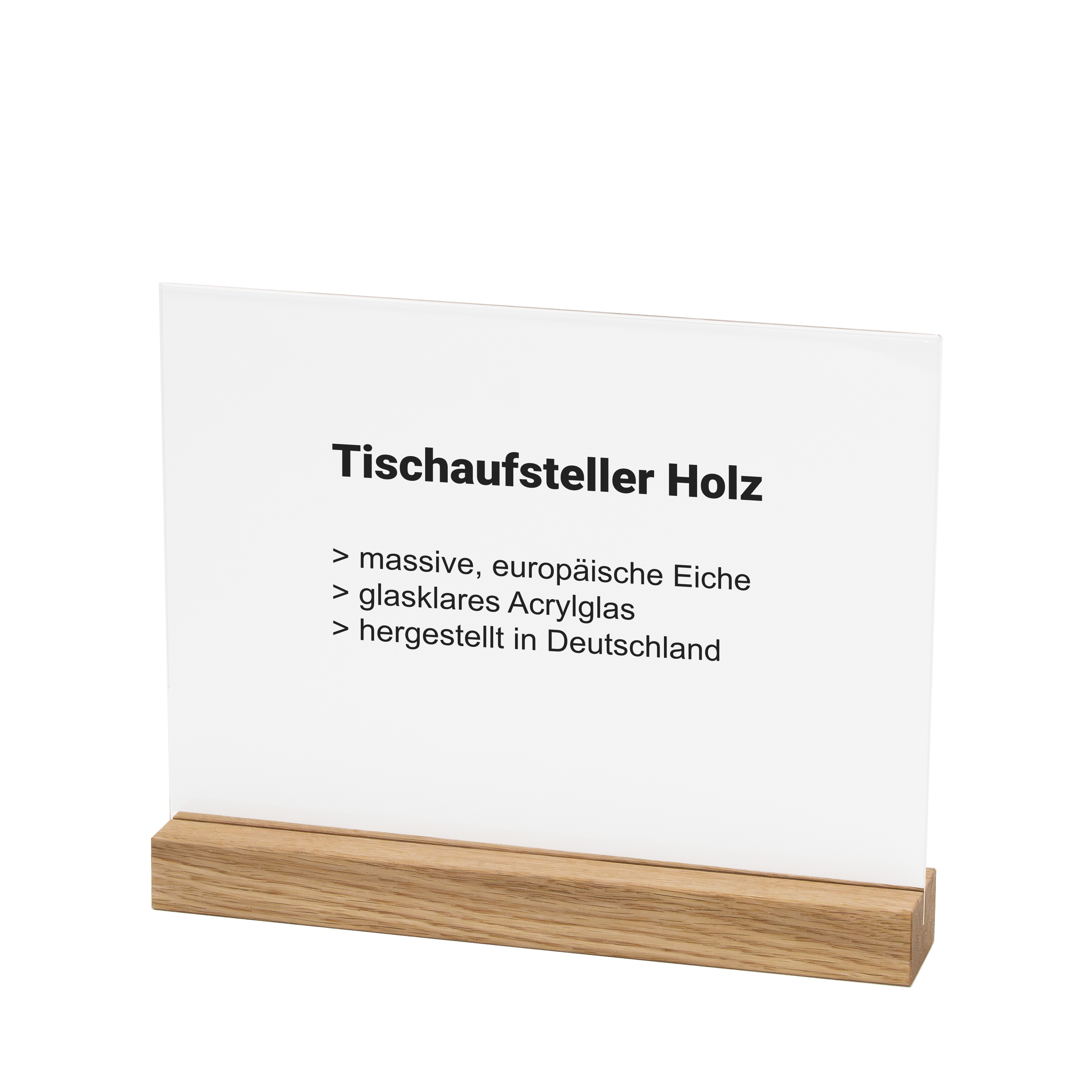DIN lang (DL) Werbeaufsteller / Tischaufsteller / T-Ständer aus PLEXIGLAS DIN lang (DL) Werbeaufsteller / Tischaufsteller / T-Ständer aus PLEXIGLAS