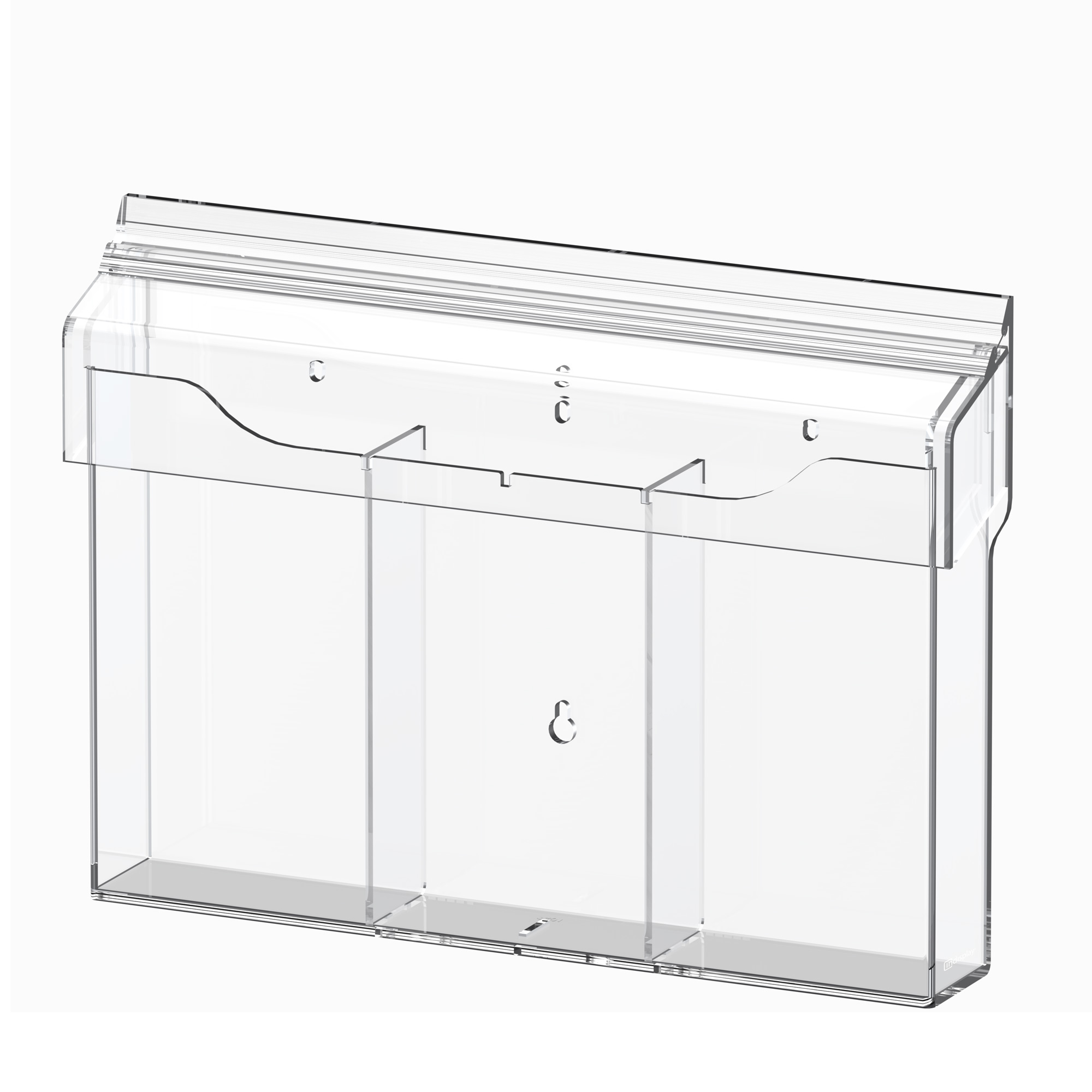 ACRYLPROSPEKTBOXA4QUERLEERTRENNER