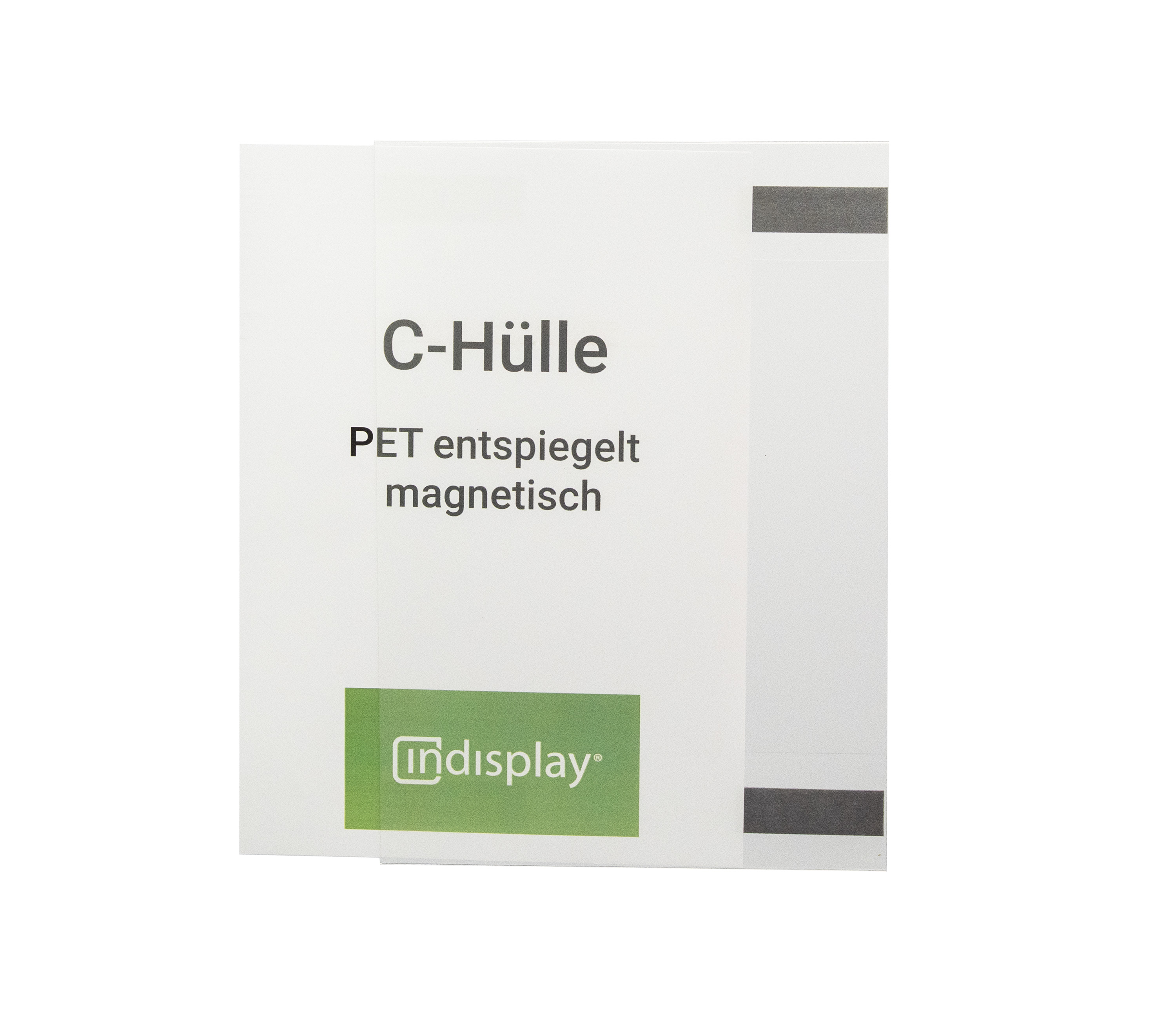 C-Hülle, PET, magnetisch, Display, Hülle
