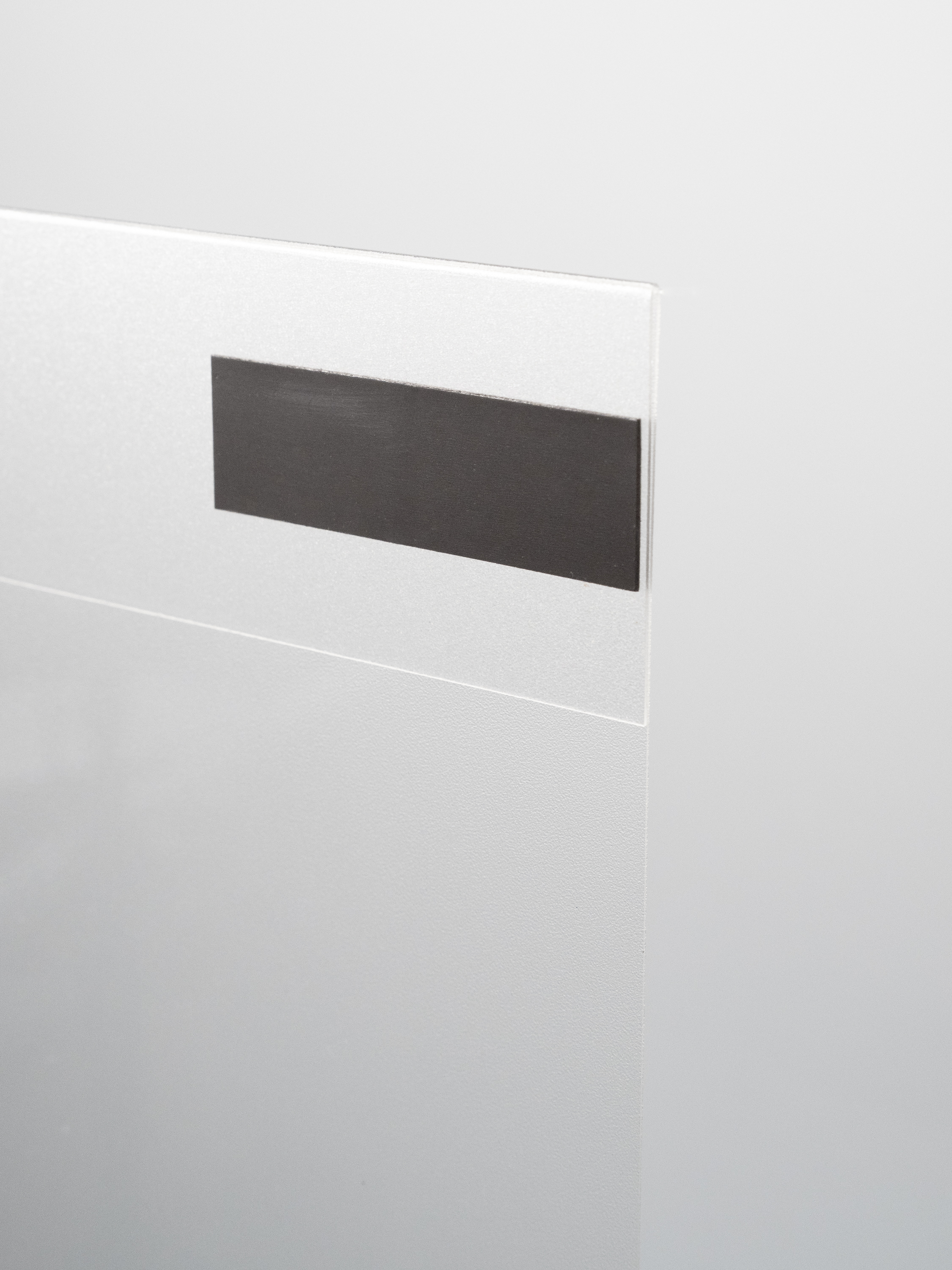 türgriff, edelstahl, scharfes-verschlusslabel, schwarz, panel