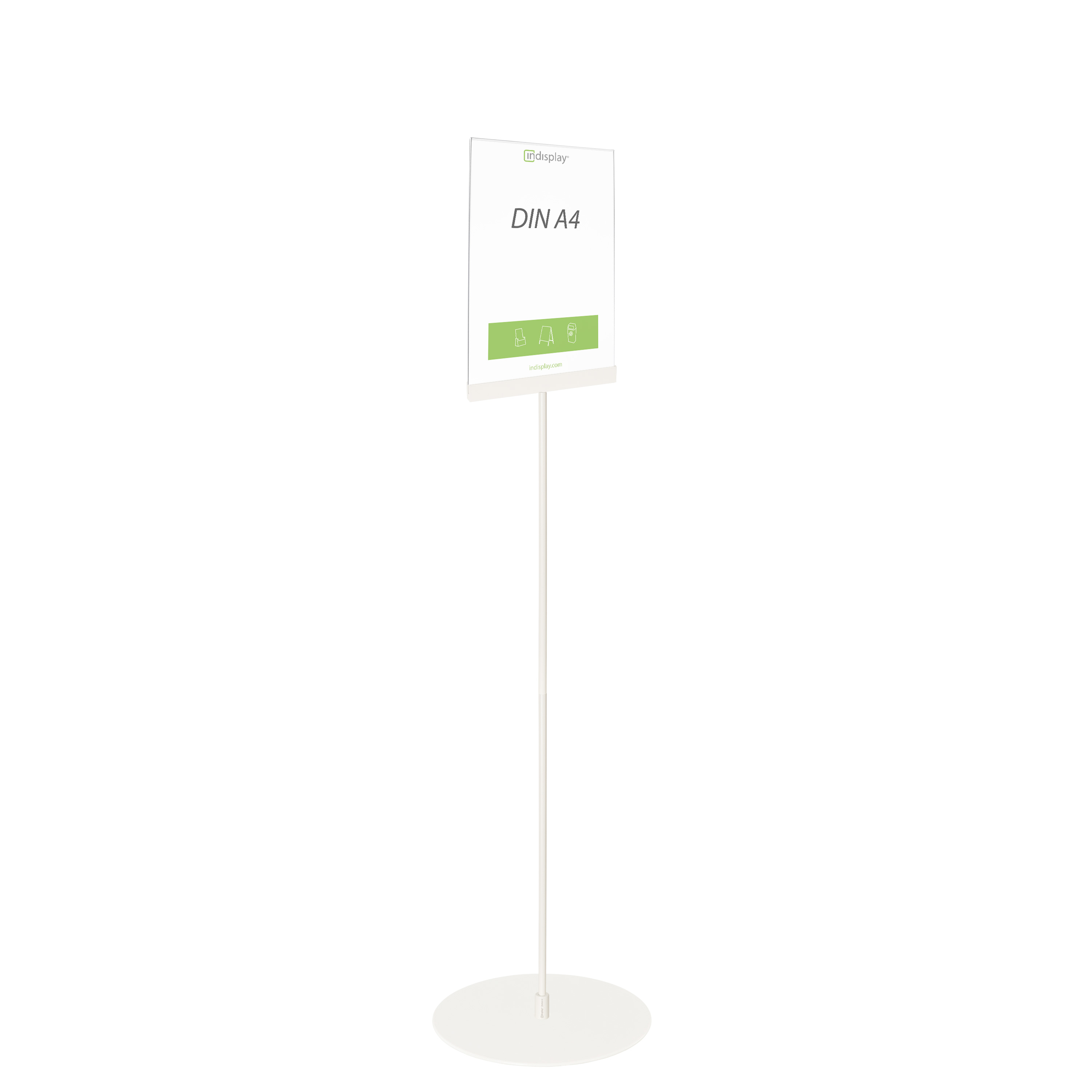 Plakatständer A4 Instand weiß r96